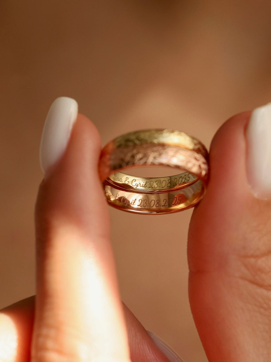 Textured Wedding Band