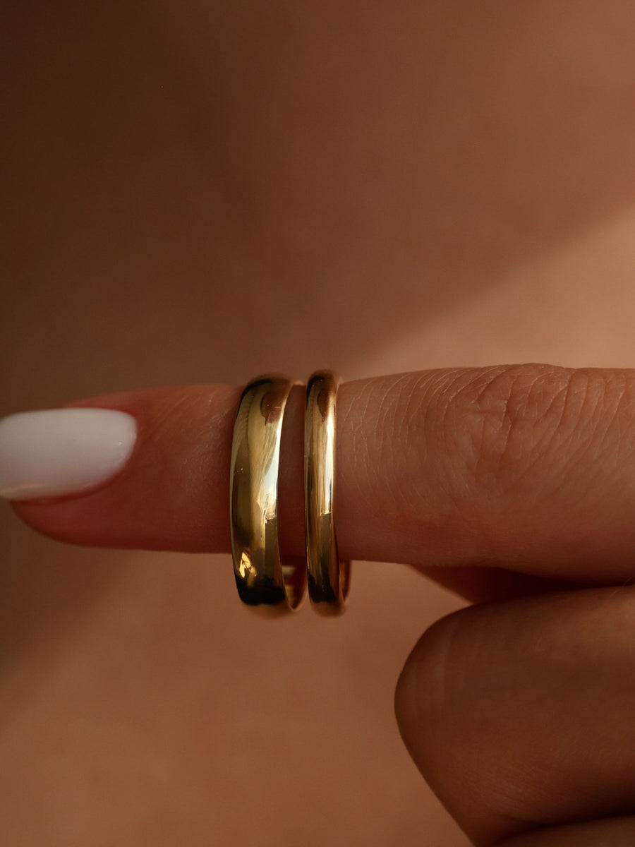 Plain Rounded Wedding Band