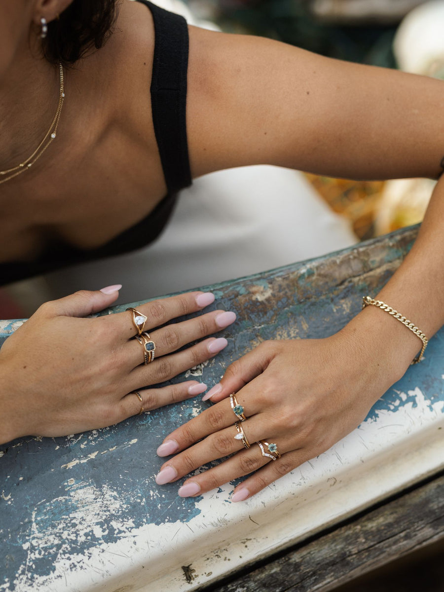 0.30 CT Pear  Lab Grown Diamond Solitaire Engagement Ring