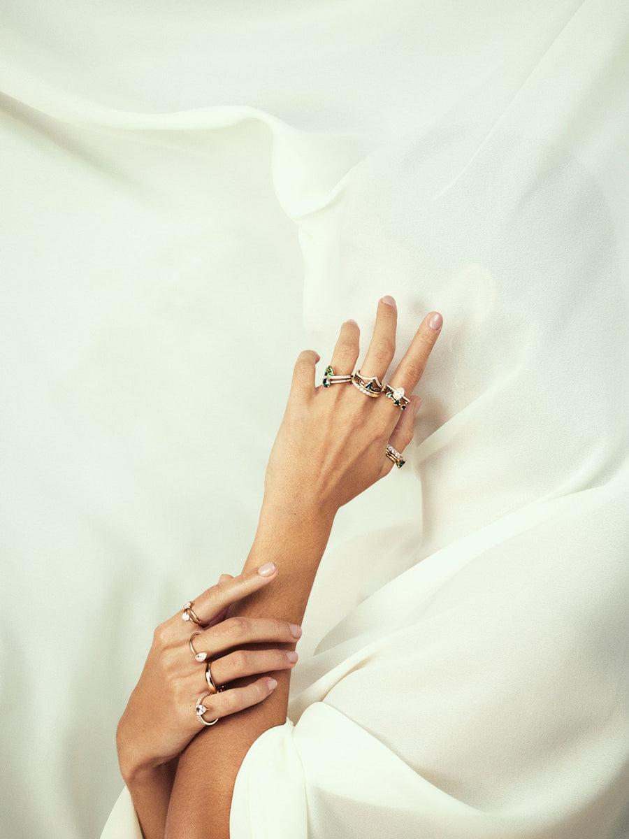 Oval cut lab grown diamond pavé engagement ring, 1.20 to 3.20 carats, with side stones set in a polished gold band