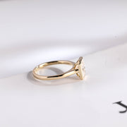 3.0 CT Radiant Cut Bezel Moissanite Engagement Ring