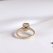 3.0 CT Radiant Cut Bezel Moissanite Engagement Ring