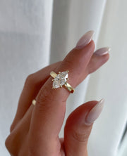1.82 CT Marquise E/VVS1⁠ ⁠Lab Grown Diamond Solitaire Style Engagement Ring