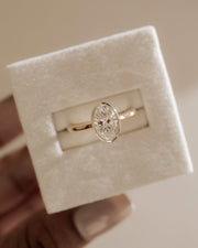 1.53-3.50 CT Oval  Lab Grown Diamond Solitaire Setting Engagement Ring