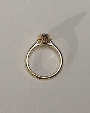 1.53 - 3.53 CT Oval  Lab Grown Diamond Bezel Solitaire Style Engagement Ring