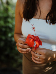 0.25 TCW Round Cut Half-Eternity Wedding Band