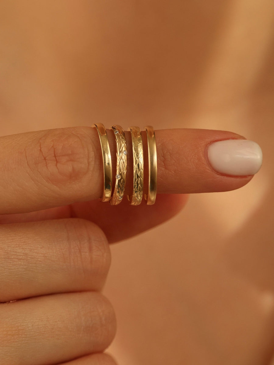 Textured Wedding Band