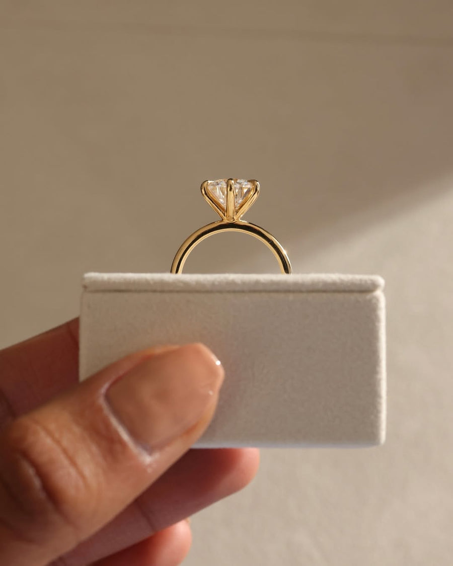 2.6 CT Round F/VS1⁠ ⁠ Lab Grown Diamond solitaire Style Engagement Ring