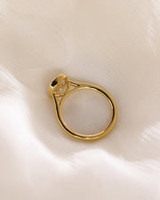 1.52-3.52 CT Elongated Cushion⁠  Lab Grown Diamond Bezel Style Engagement Ring