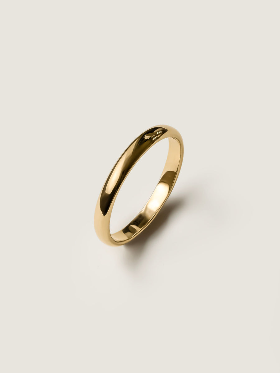 Plain Rounded Wedding Band