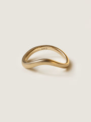 Curved plain style Wedding Band
