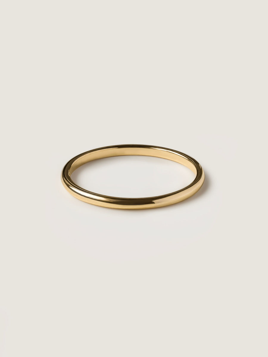 Plain Curved Wedding Band