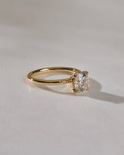 1.47 - 3.47 CT Round Lab Grown Diamond Solitaire Style Engagement Ring