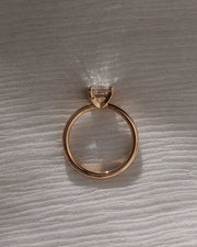 1.65-3.50 CT Princess  Lab Grown Diamond Solitaire Engagement Ring