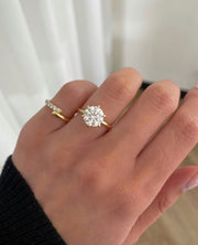2.6 CT Round F/VS1⁠ ⁠ Lab Grown Diamond solitaire Style Engagement Ring