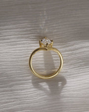 1.0-3.0 CT Marquise  Lab Grown Diamond Unique Style Engagement Ring