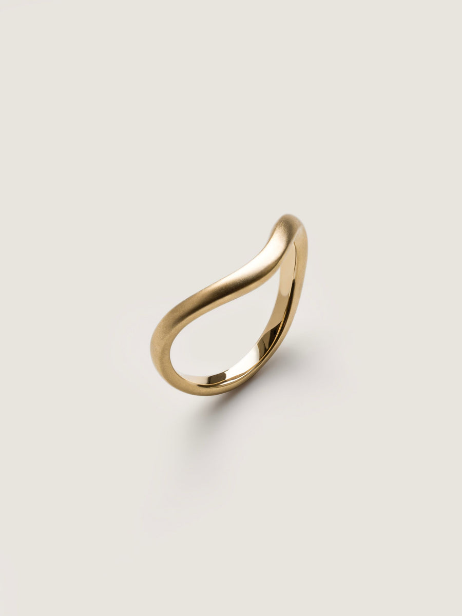 Curved plain style Wedding Band