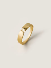 Plain Vintage Style Wedding Band