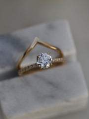 Plain Curved Wedding Band