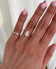 1.0 - 3.0 CT Marquise ⁠⁠ CVD Lab Grown Diamond  Solitaire Style Engagement Ring