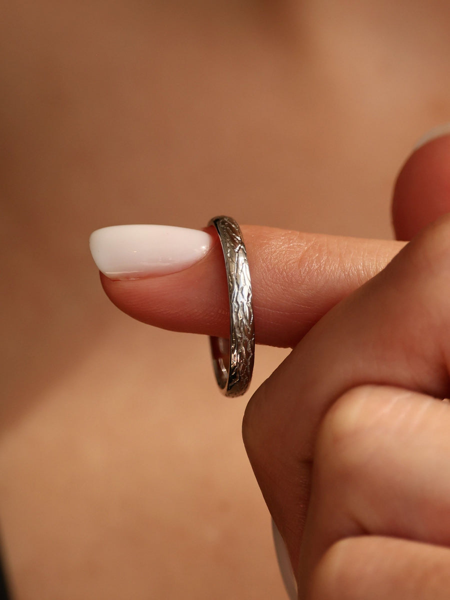 Textured Wedding Band