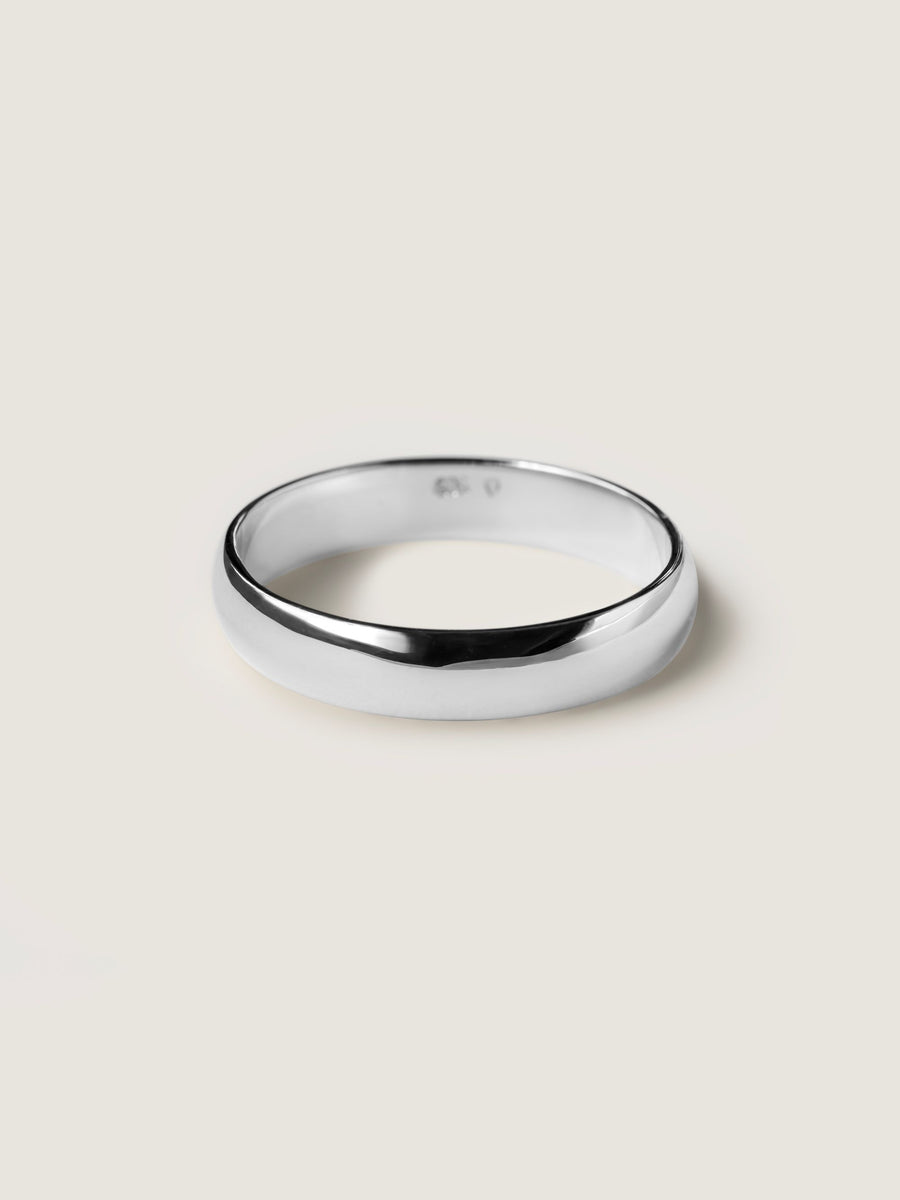 Plain Rounded Wedding Band
