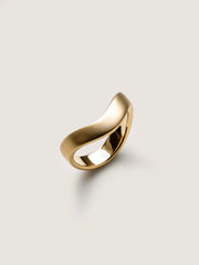 Plain Curved Wedding Band