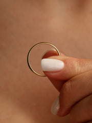 Plain Rounded Wedding Band