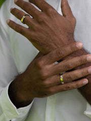 Plain Vintage Style Wedding Band