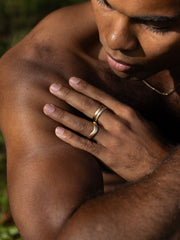 Plain Curved Wedding Band