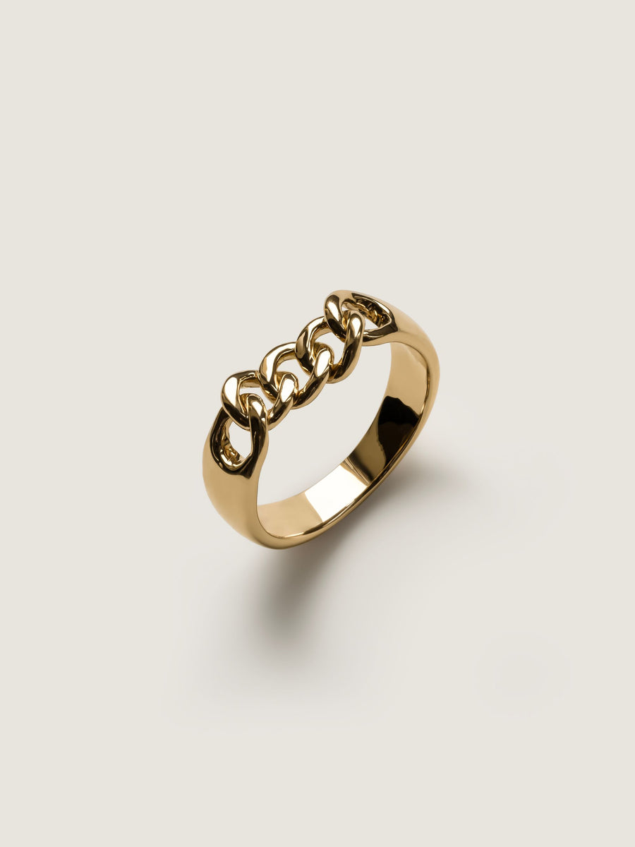 Chain Plain Style Wedding Band