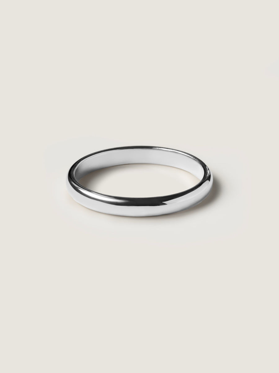 Plain Rounded Wedding Band