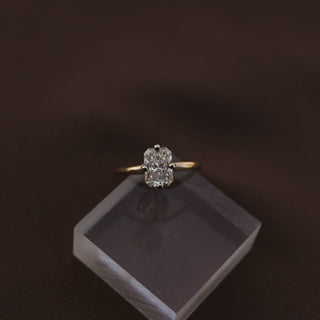 1.04 - 2.43 CT Radiant Cut Solitaire Moissanite Engagement Ring