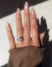 1.50 -2.50 CT Asscher Cut Lab Grown Diamond Solitaire Engagement Ring