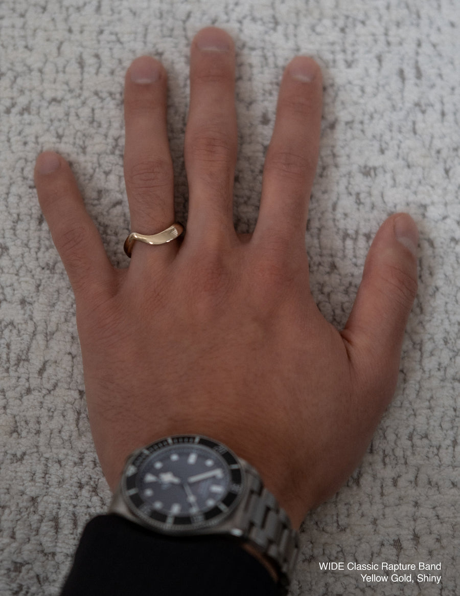 Wide Classic Wedding Band For Men