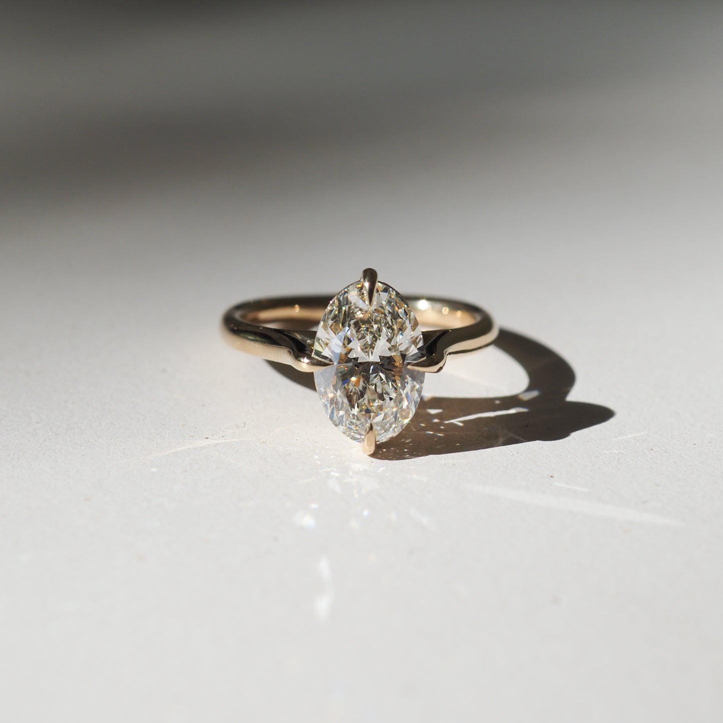 Copy of 1.5 CT Radiant /VS1 CVD Diamond Solitaire Engagement Ring - Barbara Maison