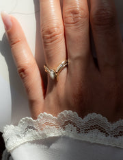 0.20 TCW Round Lab Grown Diamond Open Pave Wedding Band