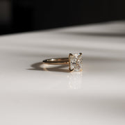1.5 CT Elongated Cushion G/VS1 CVD Diamond Solitaire Engagement Ring - Barbara Maison 
