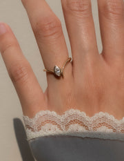 0.50 -1.50 CT Marquise Cut Lab Grown Diamond Solitaire Unique Engagement Ring