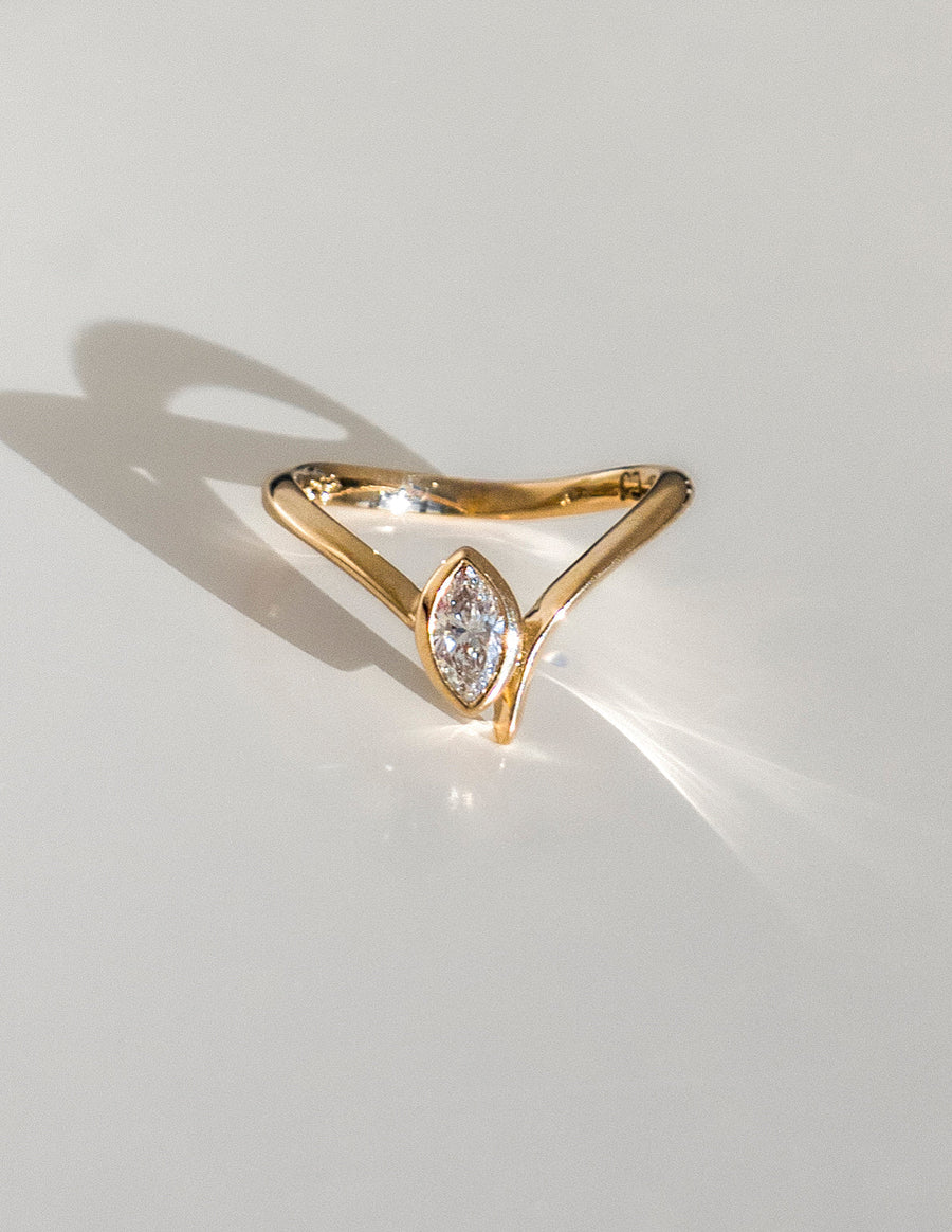 0.50 -1.50 CT Marquise Cut Lab Grown Diamond Solitaire Unique Engagement Ring