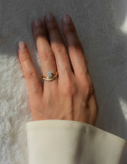 1.0 -2.0 CT Oval Cut Lab Grown Diamond Solitaire Engagement Ring