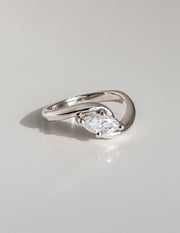 0.50 -1.50 CT Marquise Cut Lab Grown Diamond Solitaire Engagement Ring