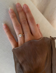 1.0 -1.50 CT Round Cut Lab Grown Diamond Solitaire Engagement Ring