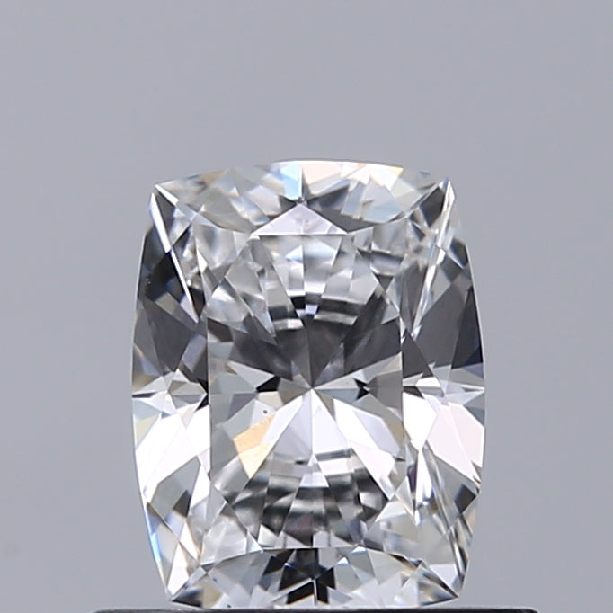 0.50-2.0 CT Cushion Lab Grown Diamond Halo & Pave Engagement Ring + 0.60 ct cushion - D VS1