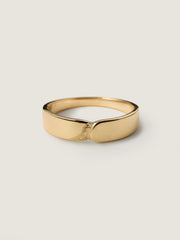 Plain Vintage Style Wedding Band