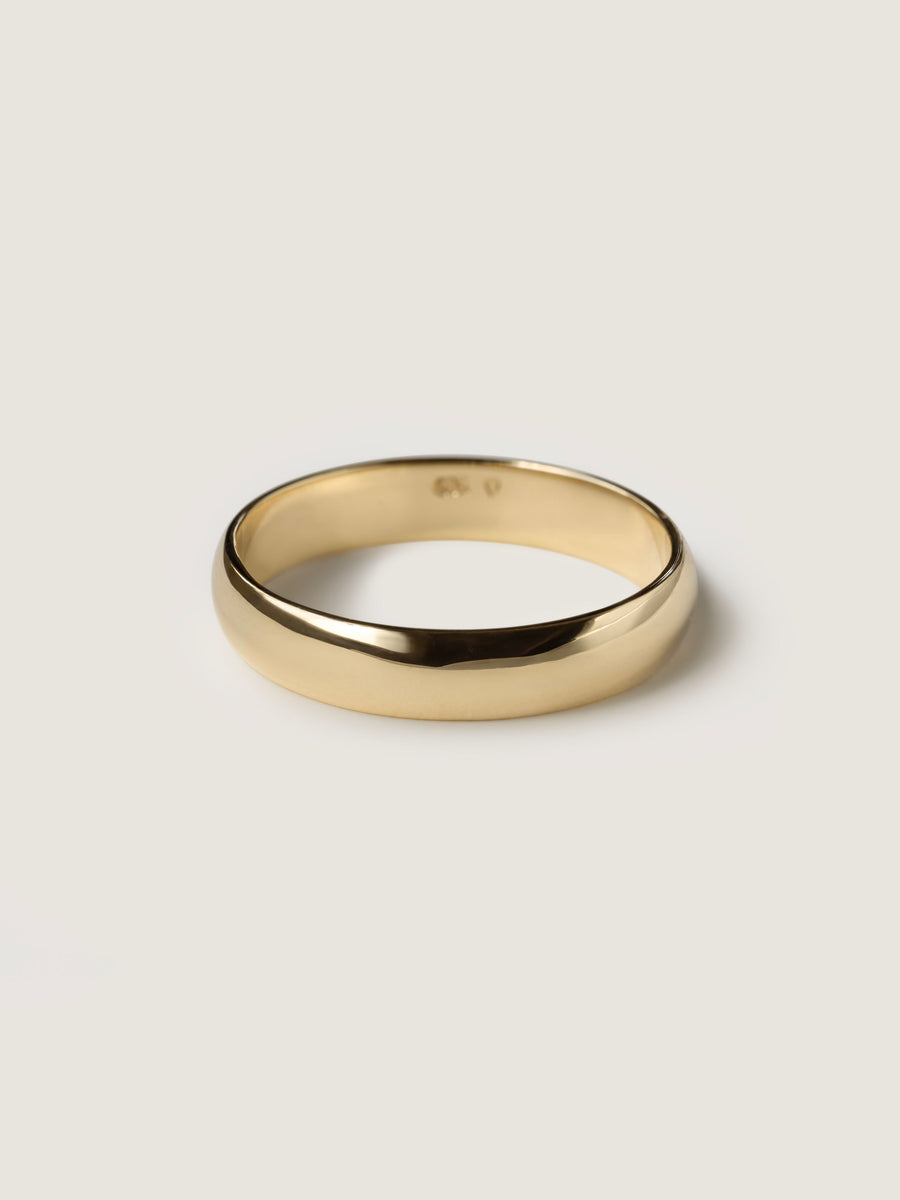Plain Rounded Wedding Band