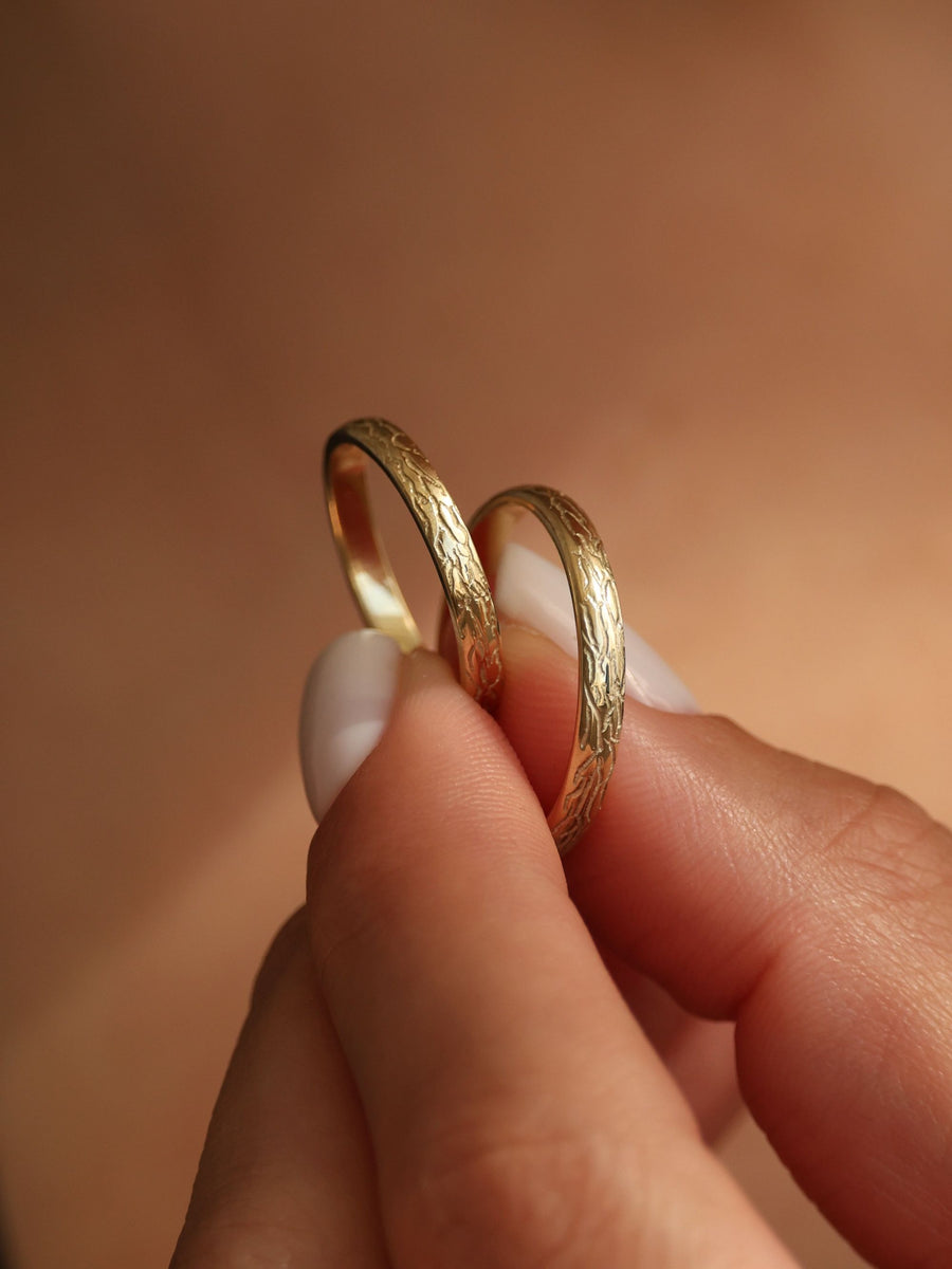 Textured Wedding Band