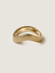 Plain Curved Wedding Band