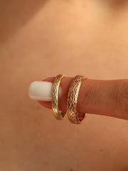 Textured Wedding Band