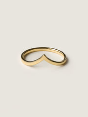 Plain Curved Wedding Band
